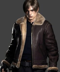 Resident Evil 4 Remake Leon Kennedy Leather Jacket