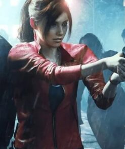Resident Evil Death Island 2023 Claire Redfield Leather Jacket