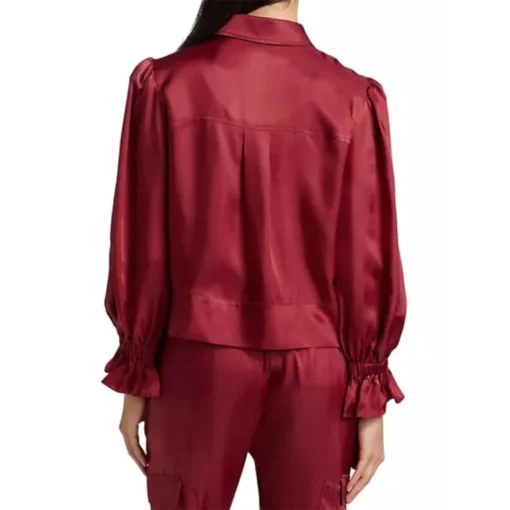 The View Joy Behar Satin Jacket