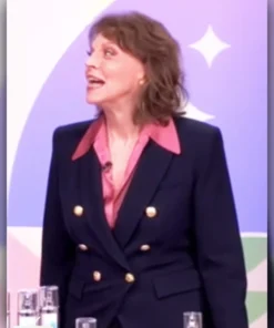 The View Lyn Butler Navy Blue Blazer