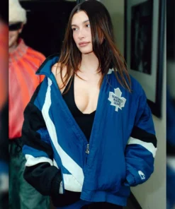 Toronto Maple Leafs Hailey Bieber Jacket