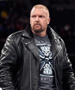 WWE Triple H Raw Biker Leather Jacket