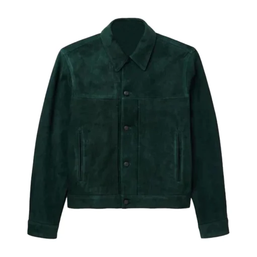 YOU S05 Penn Badgley Suede Jacket Sale