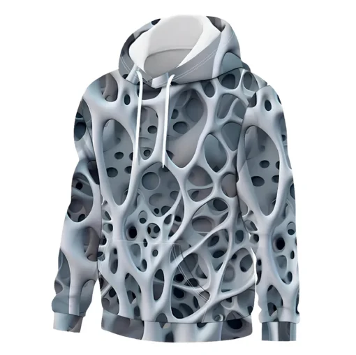 3D Graphic Printed Fleece Hoodies