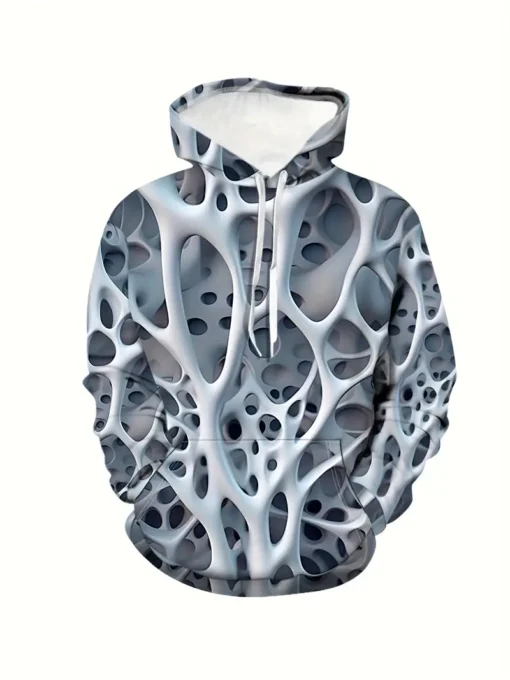3D Graphic Printed Multicolor Hoodies