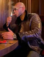 Andrew Tate Leather Brown Jacket Sale