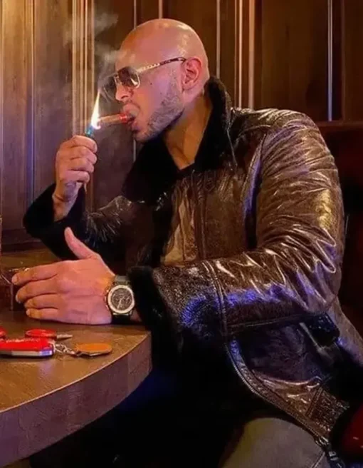 Andrew Tate Leather Brown Jacket Sale