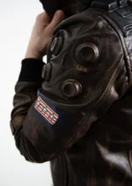 Cyberpunk Samurai Brown Jacket