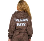 Dairy Boy Camo Pullover Fleece Hoodie Sale