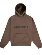 Fear Of God Essentials Brown Hoodie