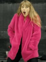 I Can Do It With a Broken Heart Taylor Swift Pink Fur Coat