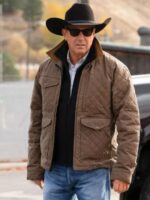 Kevin Costner John Dutton Yellowstone S04 Quilted Jacket