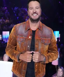 Luke Bryan American Brown Idol Jacket