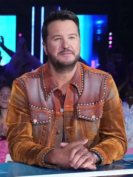 Luke Bryan American Brown Idol Jacket Sale