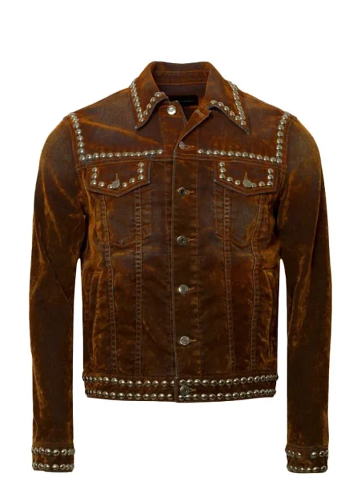 Luke Bryan American Brown Idol Suede Jacket