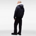 Moose Knuckles Ballistic Bomber Navy Blue Jacket