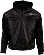 SOA Son of Anarchy Leather Hooded Jacket