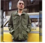 Taxi Driver Travis Bickle Military Cotton Jacket