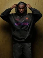 Travis Scott Barcelona Black Hoodie