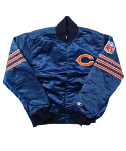 Vintage 80s Chicago Bears NFL Starter Satin Jacket