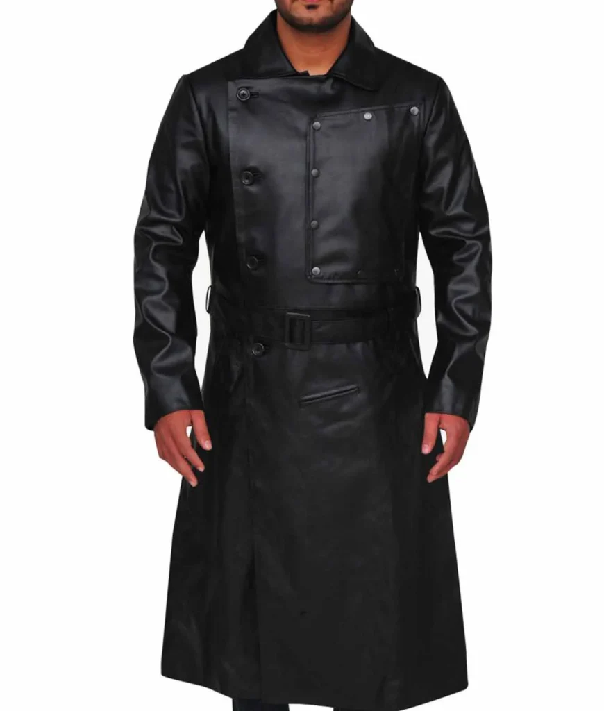 Willem Dafoe The Grand Budapest Hotel Leather Coat