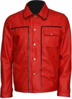 Elvis Presley Rockstar Red Leather Jacket