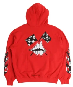 Red Chrome Hearts Hoodie