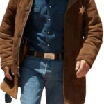 Robert Taylor Sheriff Suede Brown Jacket