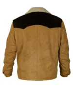 Luke-Grimes-Suede-Leather-Jacket-Brown back